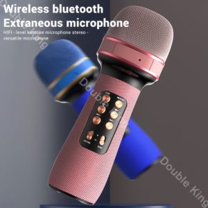 Bluetooth Microphone Speaker, Karaoke Wireless Microphone Speaker, Handheld Portable Microphone with Bluetooth Speaker,