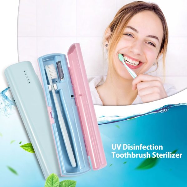 UV Disinfection Toothbrush Sterilizer, Toothbrush Sanitizer UV Light Box,UV Sterilizer,UVC Lamp, Disinfection UV Light, Ultraviolet Light Disinfection, Kill Coronavirus UV Light, UV-C Disinfection Lighting, Sterilization UV Kill Germ,UV LED Sterilizing Light,