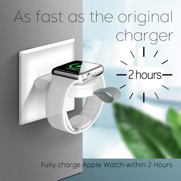 BOSEUS Smallest iWatch Wireless Charger Portable Mini Wireless Charging Base for Apple iWatch Magnetic Charge - Image 3