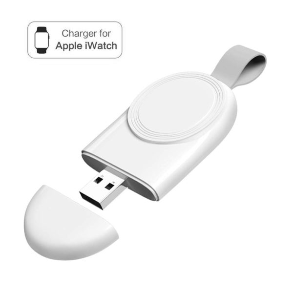 Mini Wireless Charger, Smallest iWatch Charger, Portable Wireless Charger for Apple Watch, iWatch Magnetic Charge,