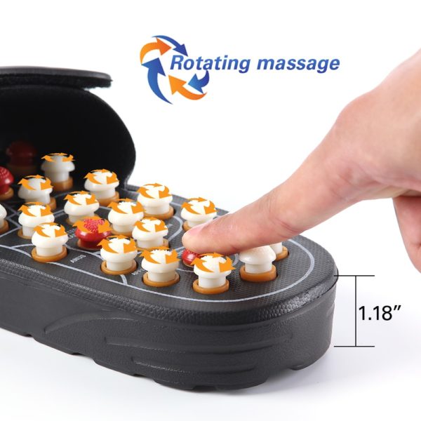 Feet Massage Slippers Foot Reflexology Acupuncture Therapy Massager Walk Stone Shoes Acupuncture Cobblestone Massageador Sandal - Image 3