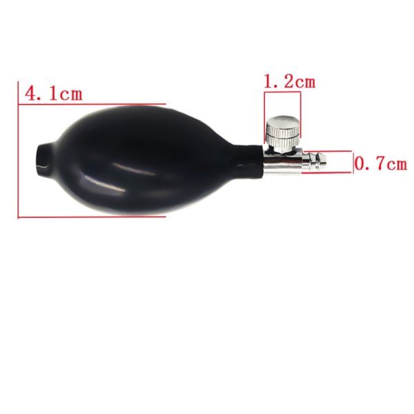 Inflatable Ball Blood Pressure Cervical Tractor Latex Air Inflation Balloon Bulb Pump Valve for Sphygmomanometer Tonometer - Image 2