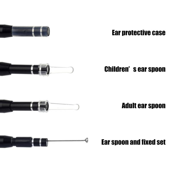 Medical In Ear Cleaning Endoscope Spoon Mini Camera Ear Picker Ear Wax Removal Visual Ear Mouth Nose Otoscope Support Android PC - Image 6