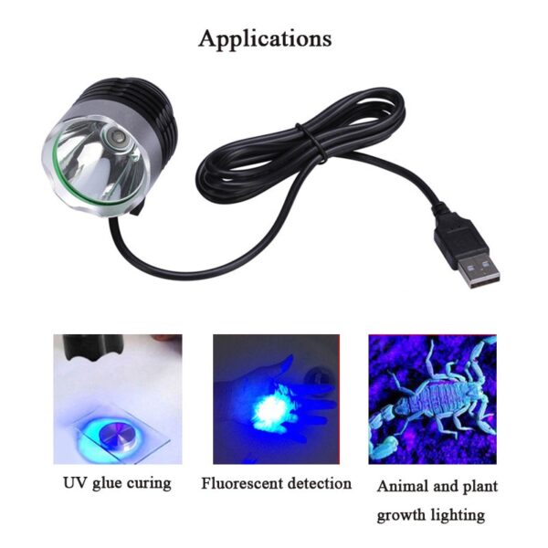 USB UV Sterilizer Ultraviolet light Green Oil Glue Curing Lamp Dryer LED Ultraviolet Light for Sterilization Phone Circuit Board - Image 4