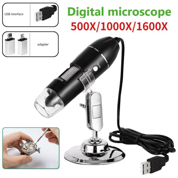 BOSEUS 1600X Digital Microscope Camera 3in1 Type-C USB Portable Electronic Microscope For Soldering LED Magnifier For Cell Phone Repair - Image 3