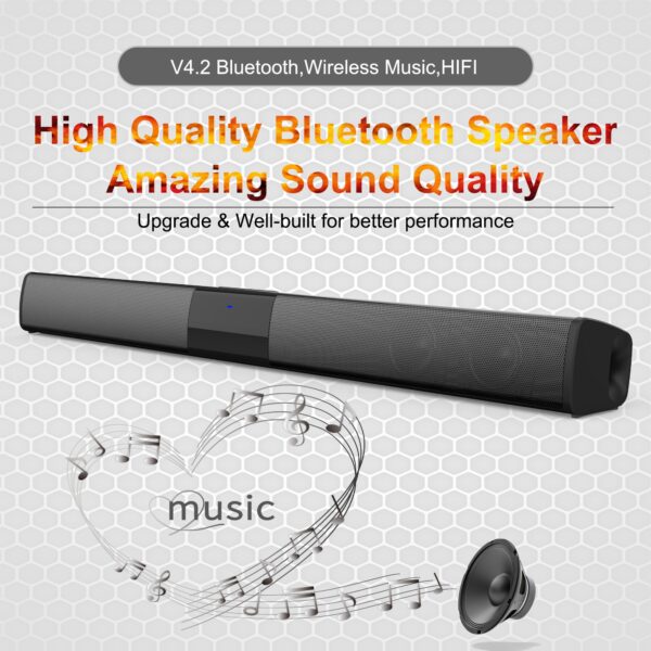 BOSEUS Home Theater Sound System Bluetooth Speaker Computer Speakers For TV Soundbar Box Subwoofer Radio Music Center Boom Box Column - Image 4