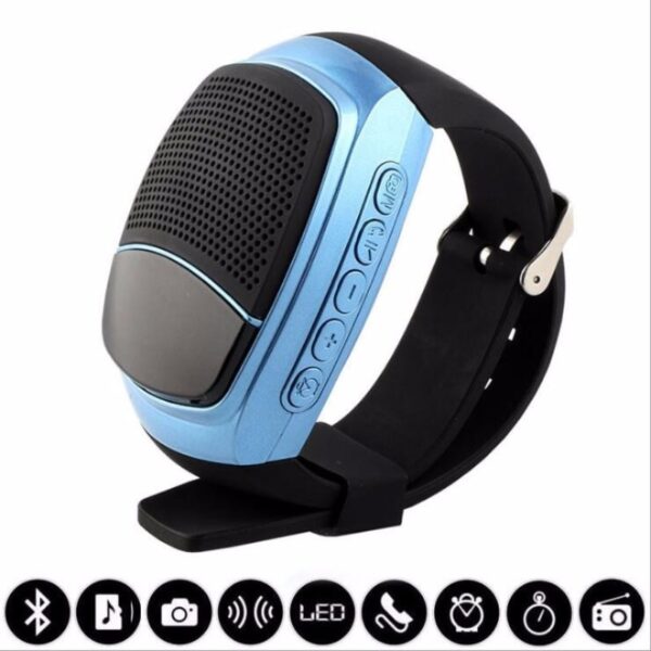 New Watch Bluetooth Speaker Outdoor Portable Display Hands-free Call FM Radio Function Supports TF Card Playback Caixa De Som - Image 2