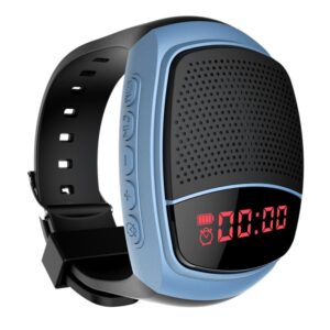 New Watch Bluetooth Speaker Outdoor Portable Display Hands-free Call FM Radio Function Supports TF Card Playback Caixa De Som