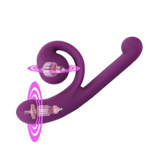 Telescopic G-Spot Rabbit Vibrator for Women Clitoris Clit Stimulator Massager 2 In 1 Dildo Sex Toys Female Adult Goods Shop