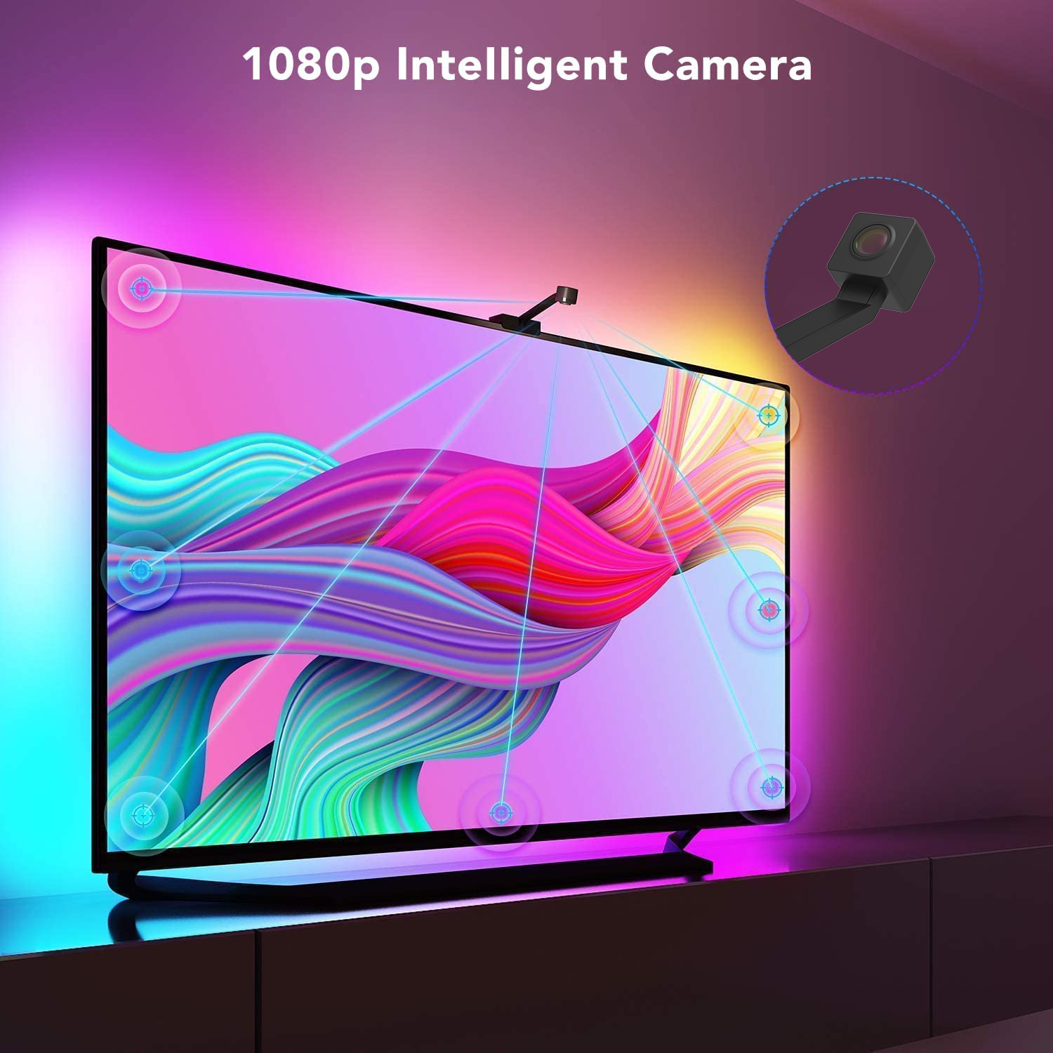 Intelligent Environment TV Strip light Camera color Selection