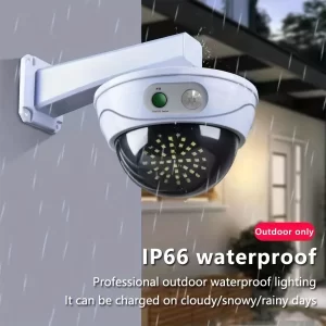 30 LED Solar Light Motion Sensor Security Dummy Camera Wireless Outdoor Flood Light IP65 Waterproof Lamp 3 Mode for Home Garden