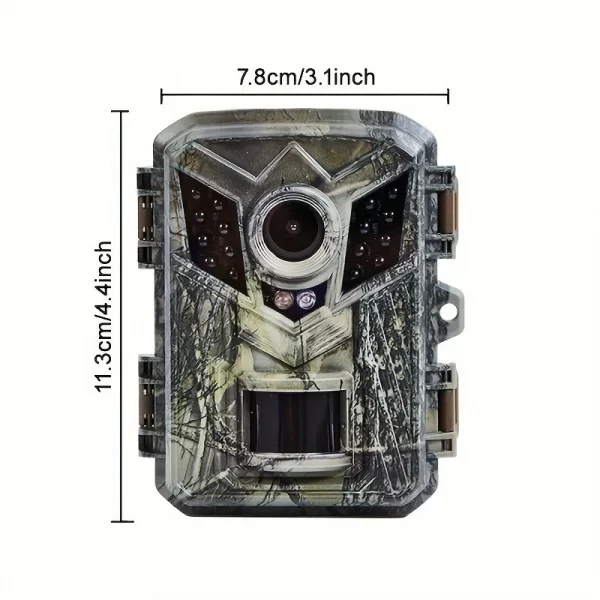 Mini Hunting CameraTrail Camera HD Wildlife Monitor 940nm Infrared Night Vision Rugged and Waterproof for Scouting Hunting - Image 3