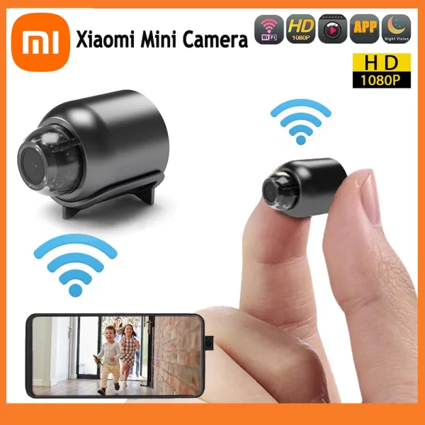 1080P HD Mini Camera WiFi Wireless Night Vision Baby Pet Indoor Security Monitoring Remote Camera IP Audio Video Recorder