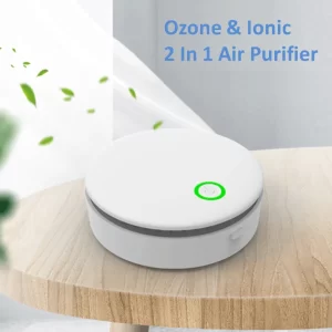 Portable Ozone & Ionic Air Purifier 2 in 1 Eliminate Odor