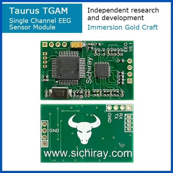 Taurus 4.0 TGAM Brainwave Sensor Module Development Kit Neurosky EEG Control Headband Mindwave Feesback Headset Biosensor - Image 2
