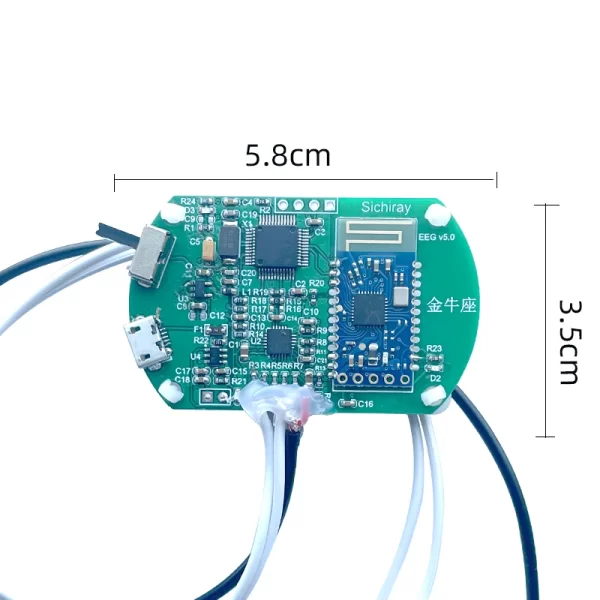 Taurus 4.0 TGAM Brainwave Sensor Module Development Kit Neurosky EEG Control Headband Mindwave Feesback Headset Biosensor - Image 5