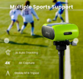 XbotGo Falcon AI Sports Action Camera: Ultimate Auto-Tracking & Live Streaming for Football, Basketball & More